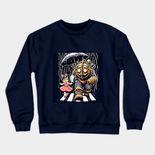 Big Daddy+Little Sister-For Retro Gamers Crewneck Sweatshirt